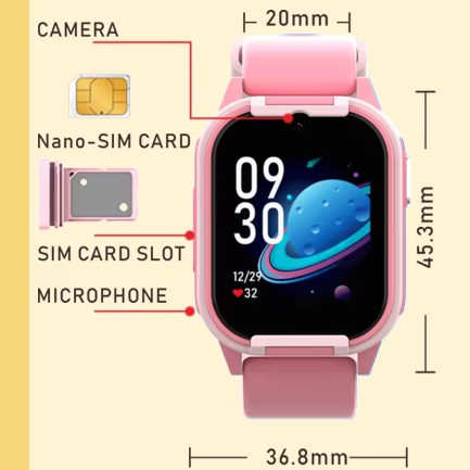 Premium Ultra Small GPS 4G Smartwatch GCT24